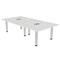 Skutchi Designs 45 in W, 96 in L, 29 in H, Engineered Wood Top, White H-REC-4893-PT-WC-EL - alternate 1
